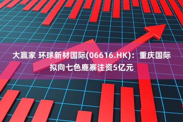 大赢家 环球新材国际(06616.HK)：重庆国际拟向七色鹿寨注资5亿元