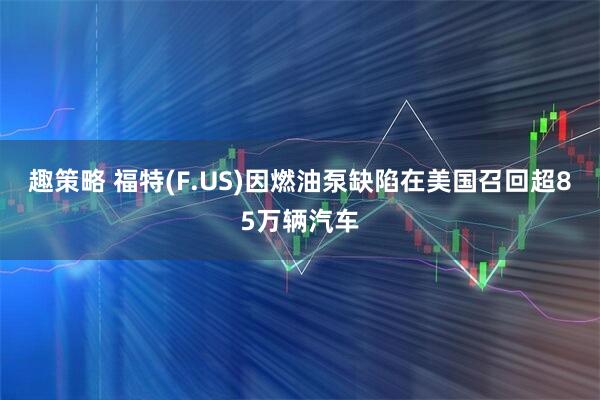 趣策略 福特(F.US)因燃油泵缺陷在美国召回超85万辆汽车